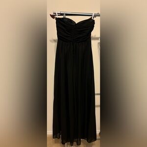 Black Chiffon Bridesmaid Dress size Small